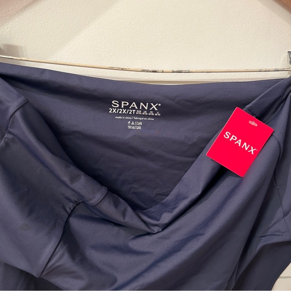 Spanx Navy Swim Brief Bikini Bottoms size 2X NWT - Picture 6 of 6
